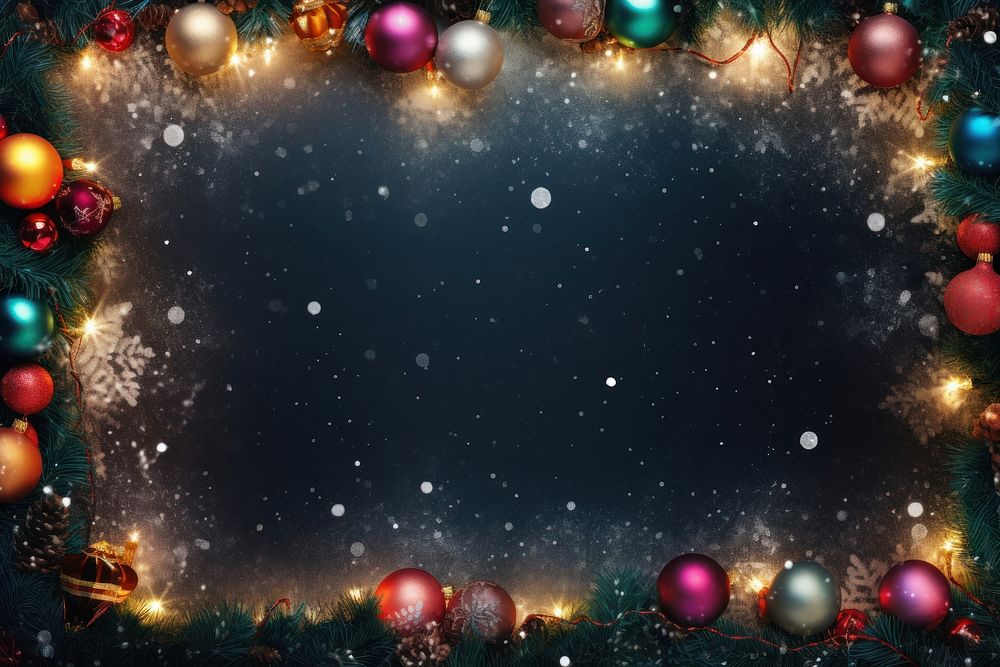Colorful glowing Christmas lights christmas backgrounds decoration. AI generated Image by rawpixel.