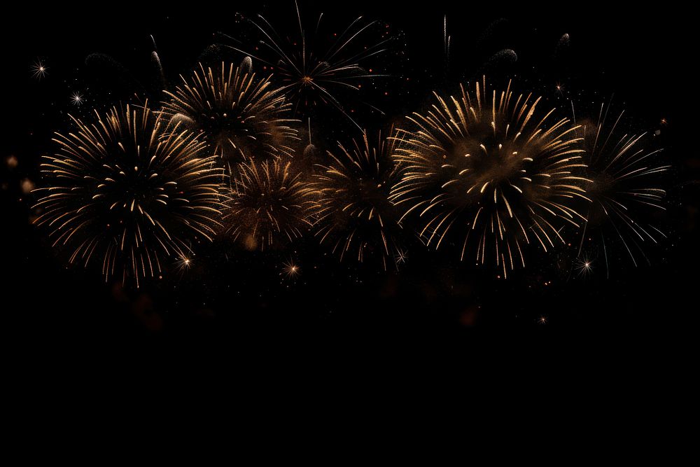 Fireworks outdoors glowing night. AI generated Image by rawpixel.