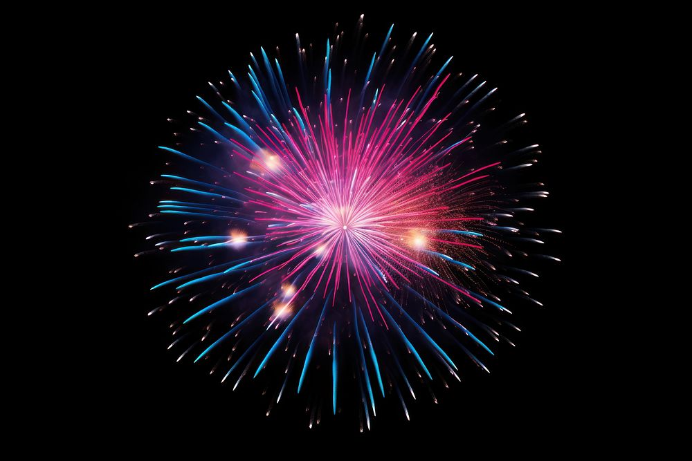 A fireworks outdoors night space. AI generated Image by rawpixel.