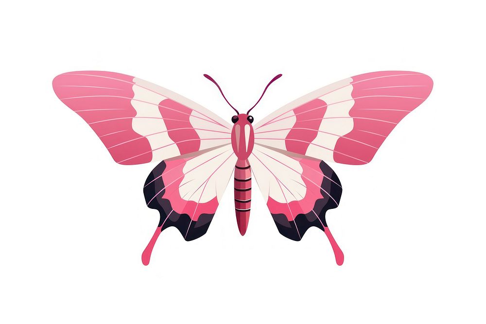 A Oleander Hawk Moth insect moth butterfly. AI generated Image by rawpixel.