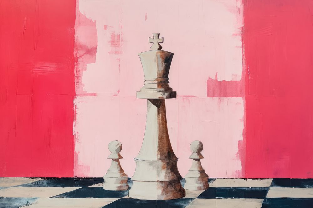 Chess art architecture chessboard. AI generated Image by rawpixel.