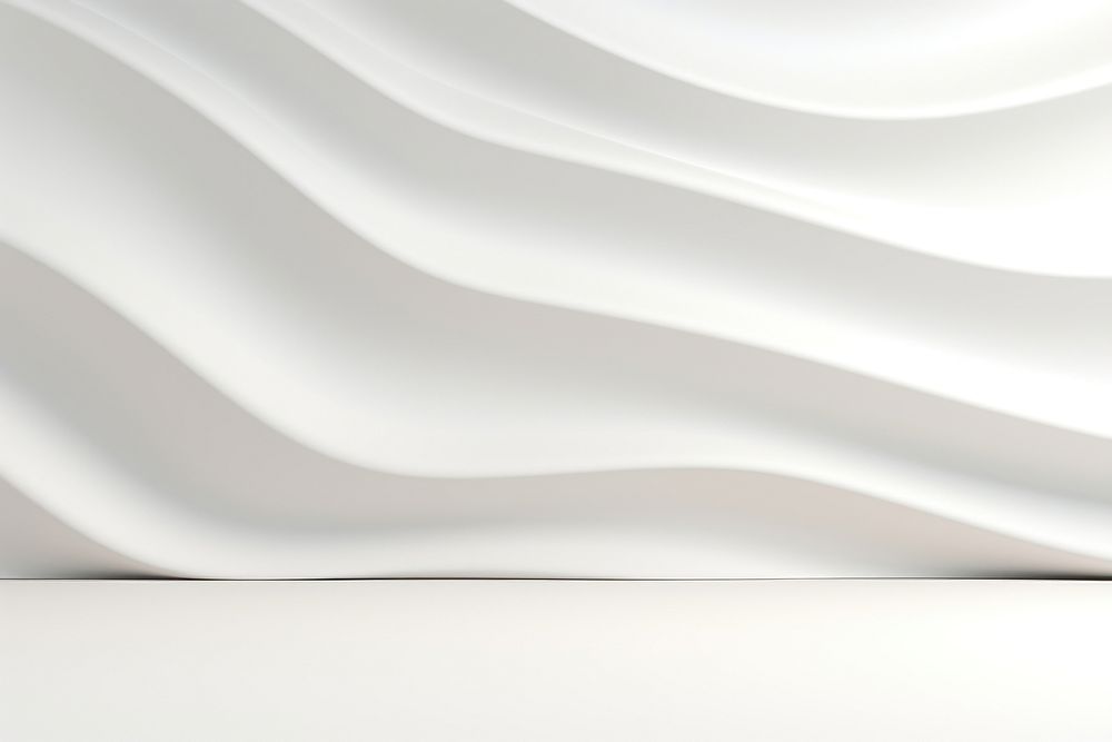 Abstract white 3d background backgrounds simplicity textured. AI generated Image by rawpixel.