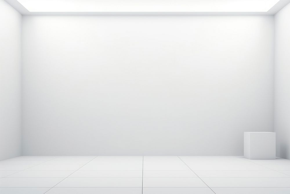 Abstract white backdrop background architecture backgrounds lighting. AI generated Image by rawpixel.