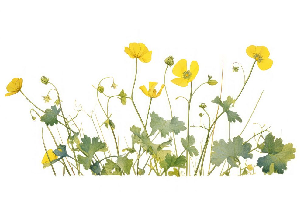 Buttercup flower plant petal. AI generated Image by rawpixel.