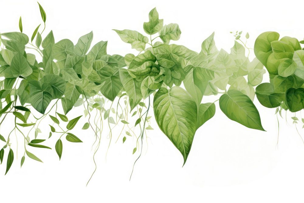 Green leaves plant herbs leaf. AI generated Image by rawpixel.