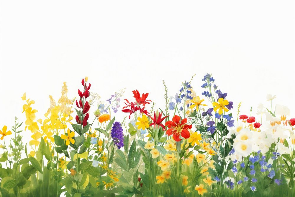 Summer flowers backgrounds outdoors nature. AI generated Image by rawpixel.