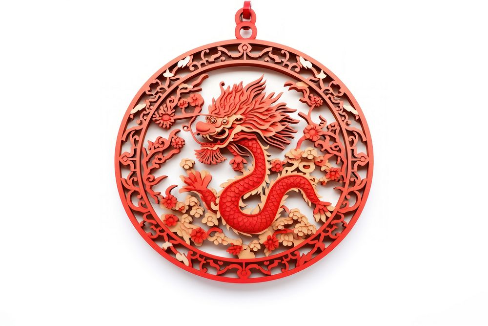 Pendant jewelry dragon locket. AI generated Image by rawpixel.