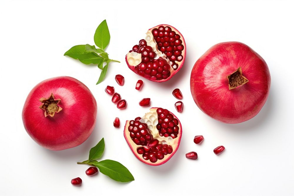 Pomegranate pomegranate fruit apple. AI generated Image by rawpixel.