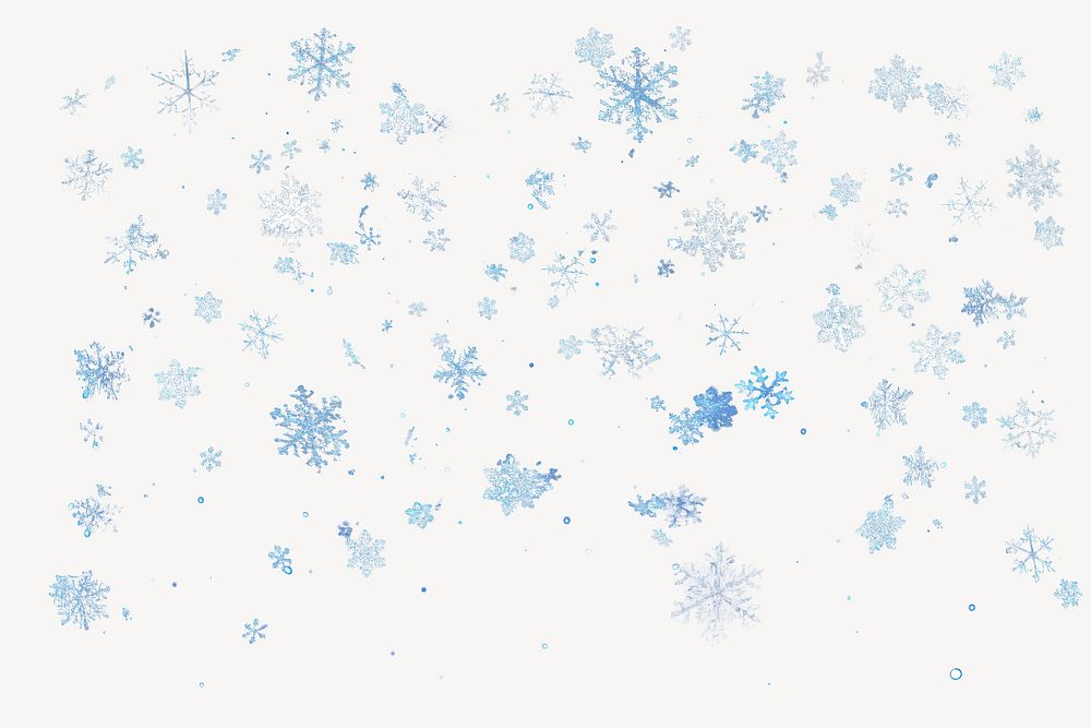 Snow flakes backgrounds snowflake blue. AI generated Image by rawpixel.
