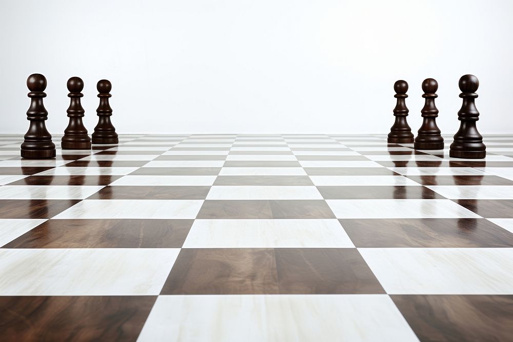 Chess board floor game intelligence. AI generated Image by rawpixel.