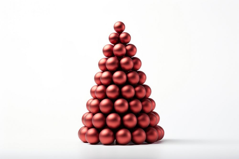 Christmas balls christmas food tree. AI generated Image by rawpixel.
