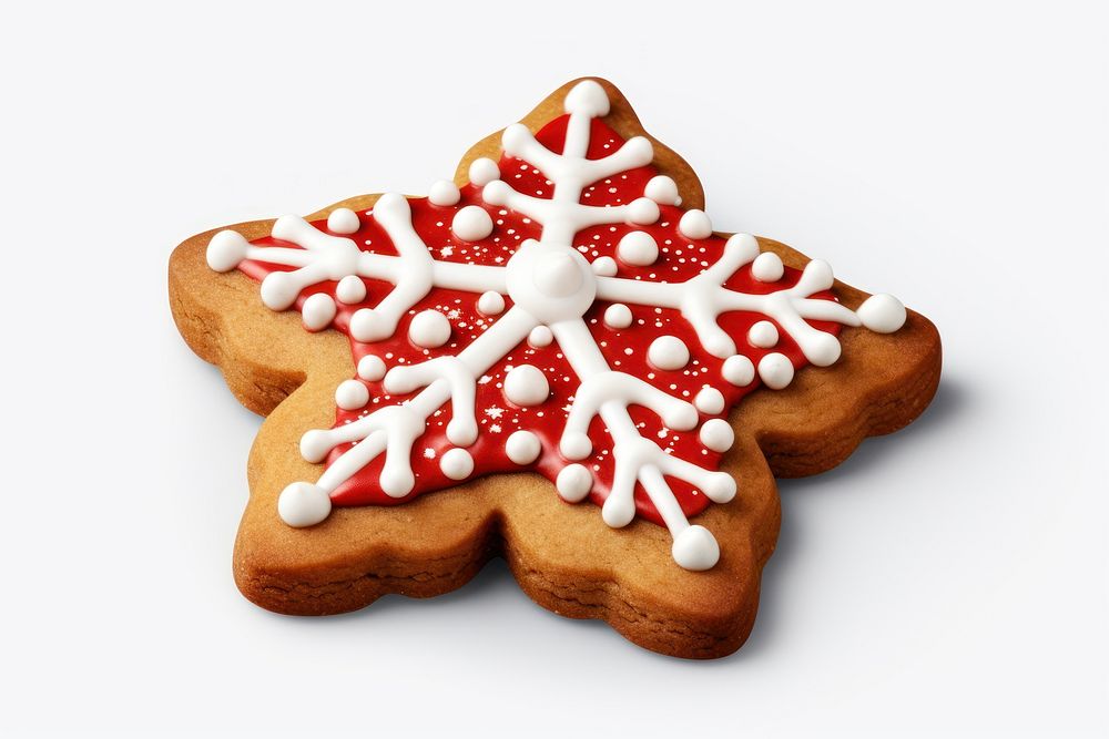 Christmas icing cookies gingerbread dessert food. AI generated Image by rawpixel.