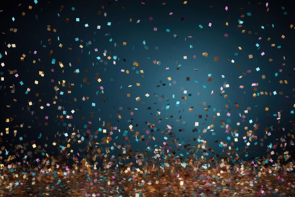 Confetti backgrounds illuminated transparent. AI generated Image by rawpixel.