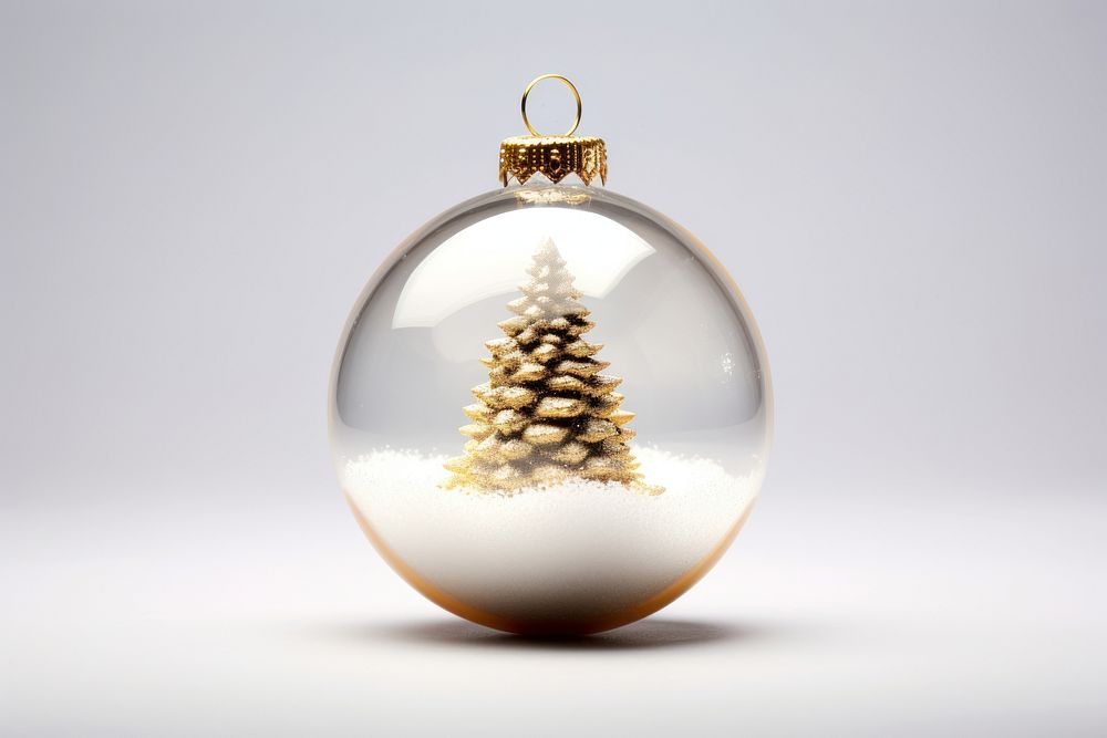 Glass ball christmas hanging jewelry. AI generated Image by rawpixel.