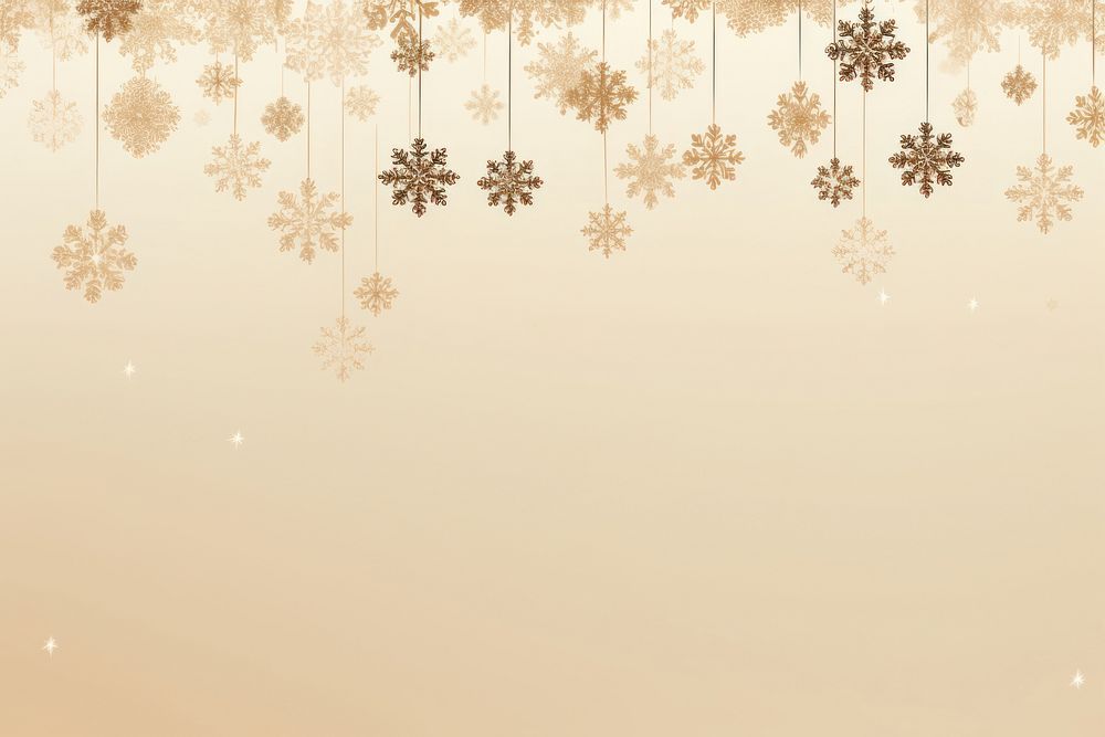 Hanging snowflakes backgrounds pattern illuminated. AI generated Image by rawpixel.