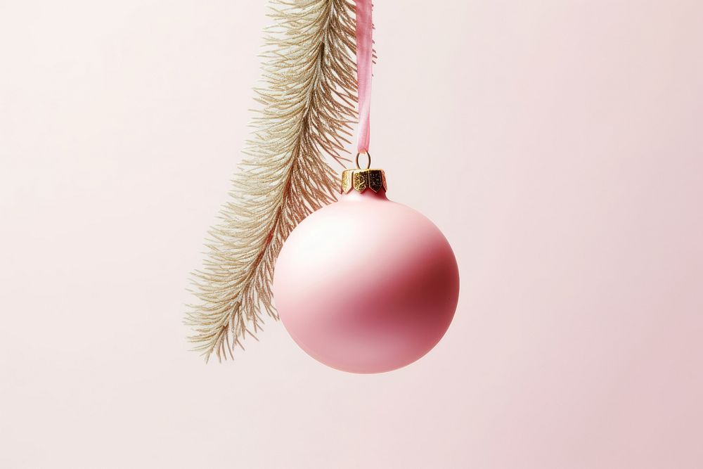 Pink christmas fir branches plant tree celebration. AI generated Image by rawpixel.