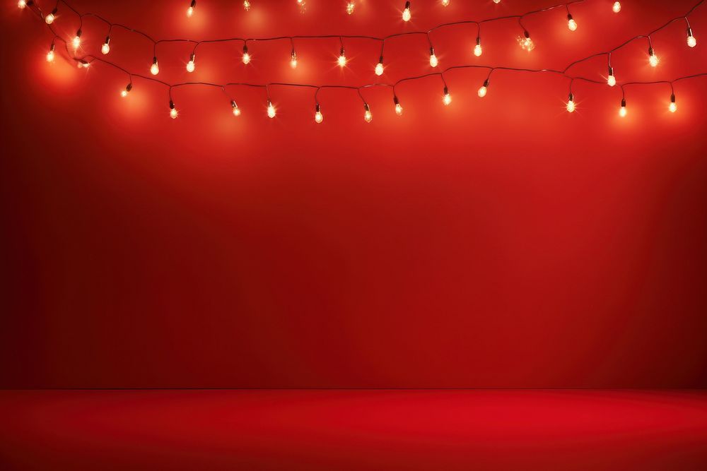 String lighting backgrounds red red background. AI generated Image by rawpixel.