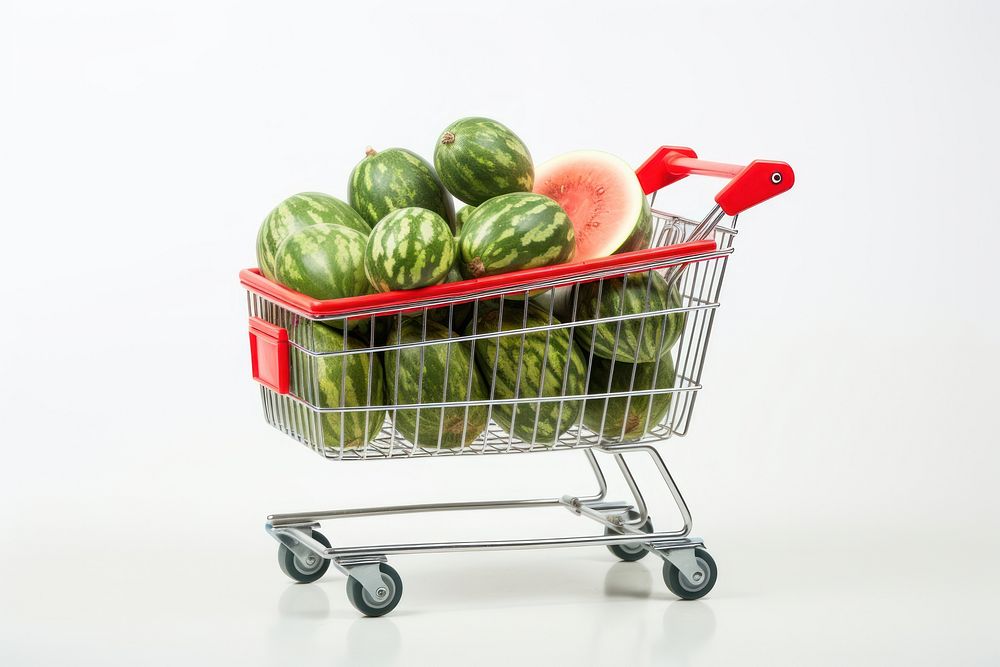 Watermelon supermarket fruit plant. AI generated Image by rawpixel.