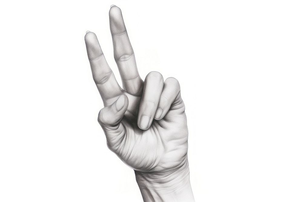  Female hand gesture drawing finger sketch. AI generated Image by rawpixel.