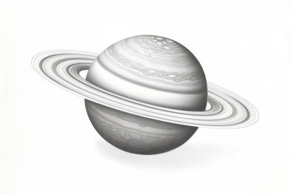 Saturn planet space astronomy. AI generated Image by rawpixel.