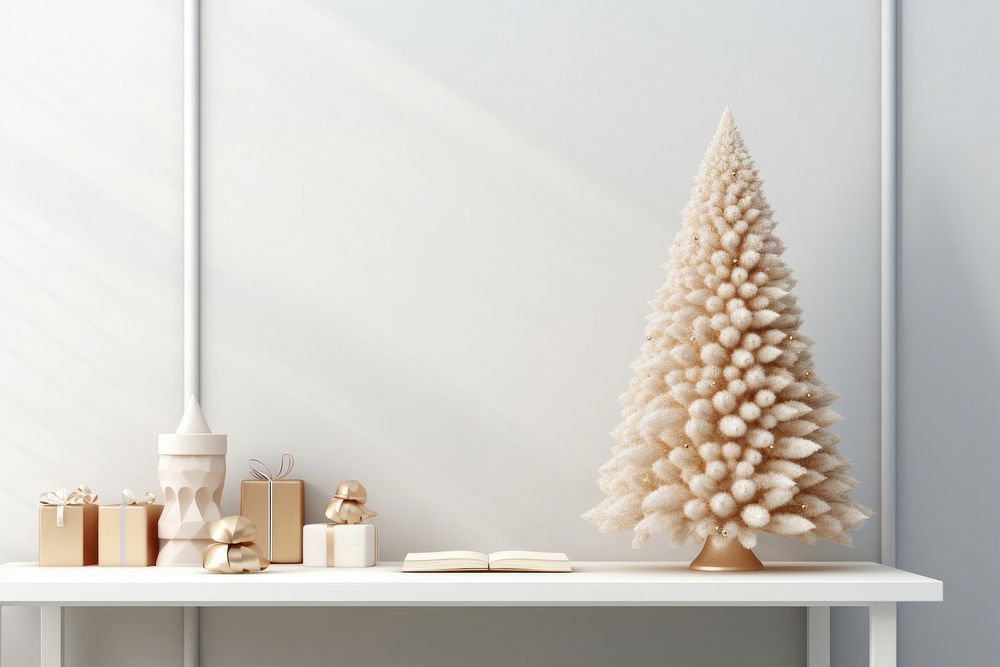 Christmas tree decoration anticipation architecture. AI generated Image by rawpixel.