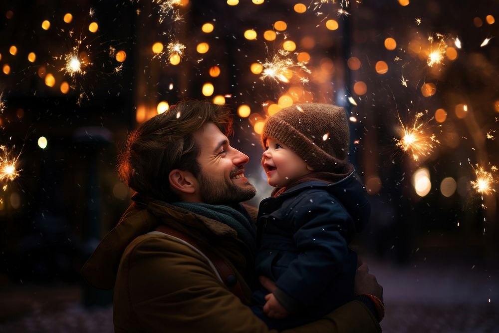 Parent kiss baby son cheek portrait outdoors kissing. AI generated Image by rawpixel.