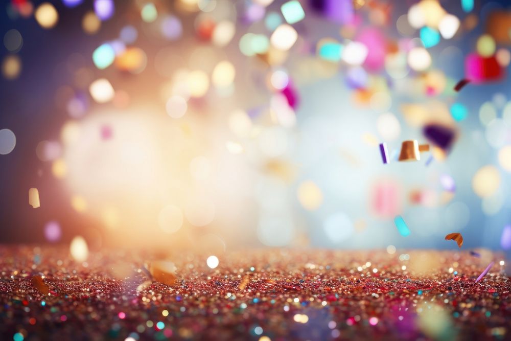 Party confetti backgrounds outdoors glitter. AI generated Image by rawpixel.