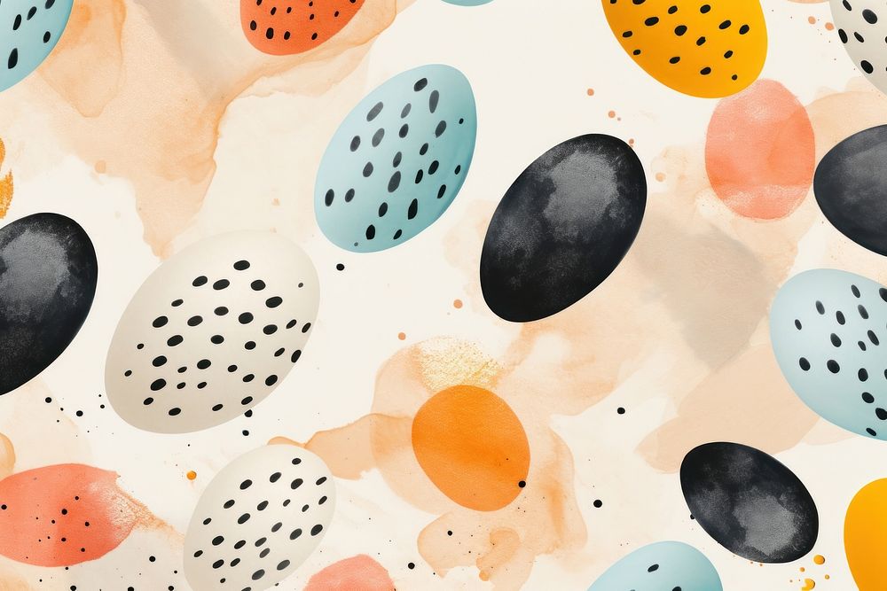 Easter eggs backgrounds pattern art. AI generated Image by rawpixel.