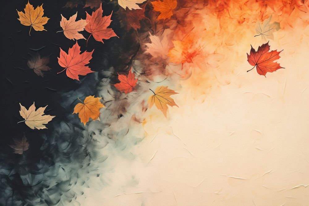 Maple leaves backgrounds abstract textured. AI generated Image by rawpixel.