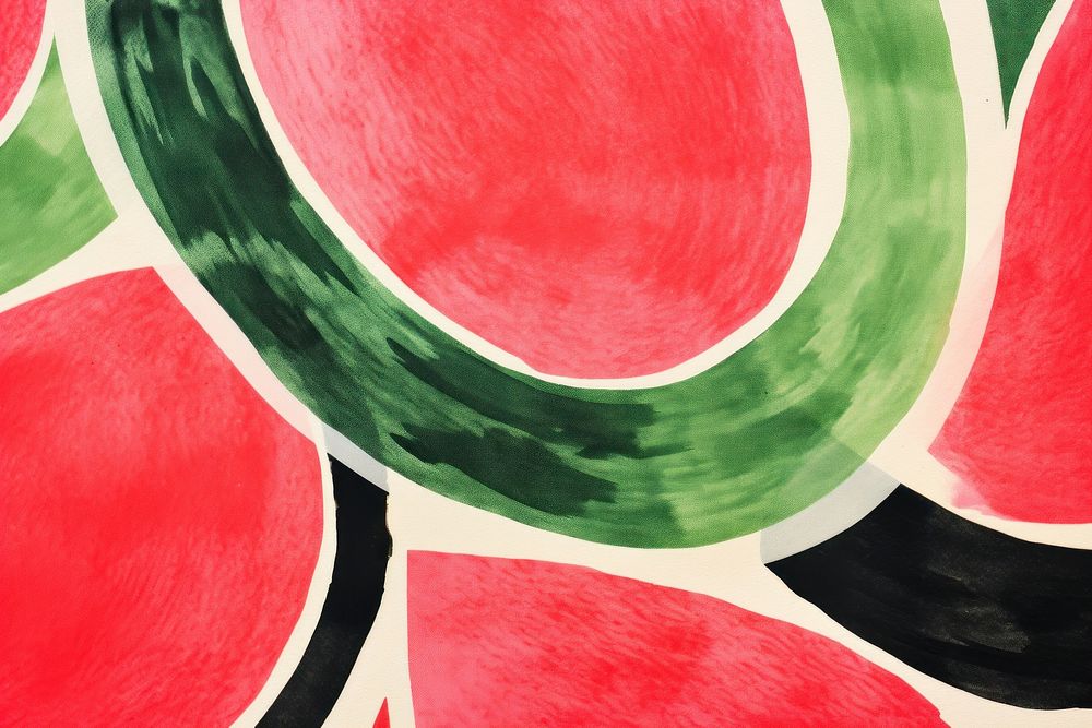 Watermelon slices backgrounds abstract shape. AI generated Image by rawpixel.