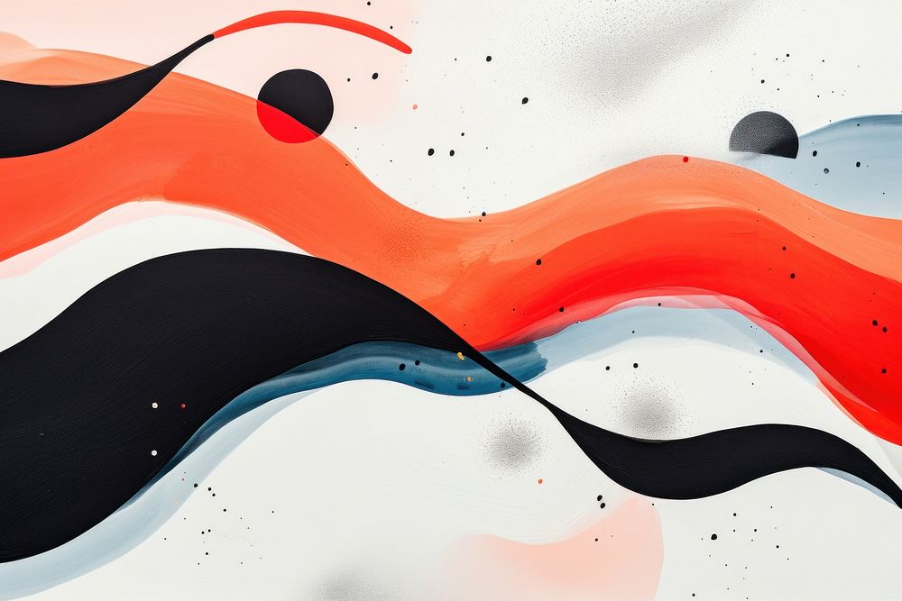 Whales backgrounds abstract painting. AI generated Image by rawpixel.