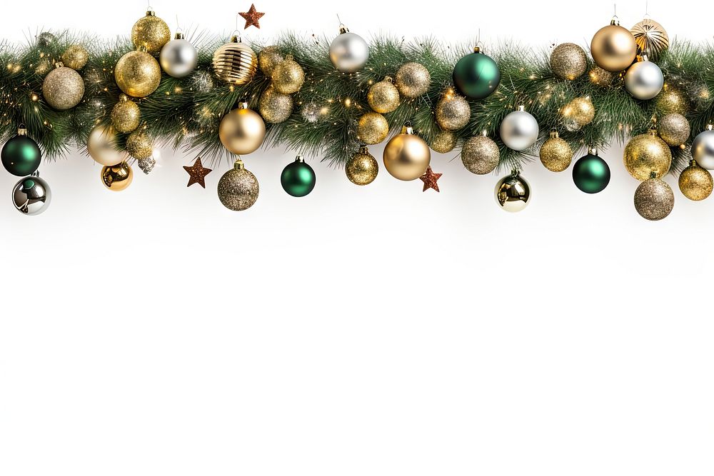 Christmas tree theme border backgrounds white background illuminated. AI generated Image by rawpixel.