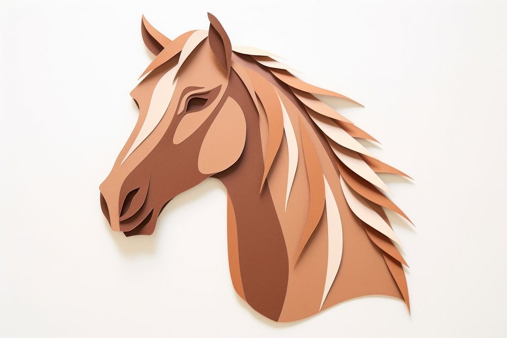 Brown horse animal mammal representation. AI generated Image by rawpixel.