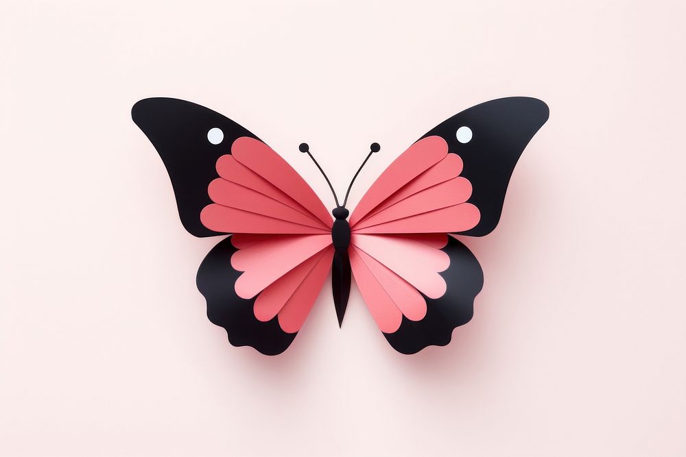 Butterfly animal insect pink. AI generated Image by rawpixel.