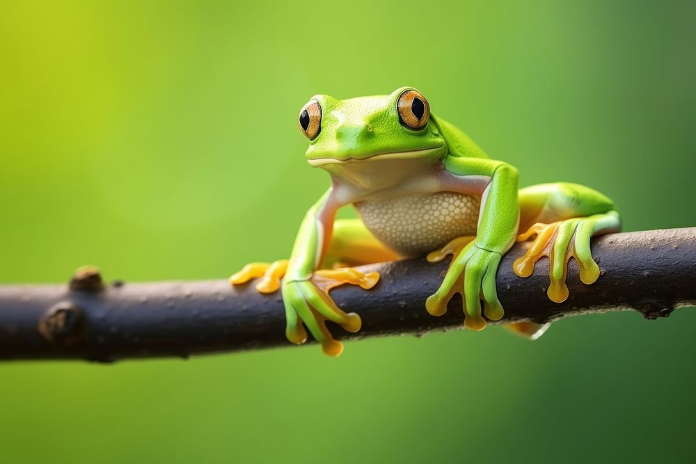 Gliding frog amphibian wildlife reptile. | Free Photo - rawpixel