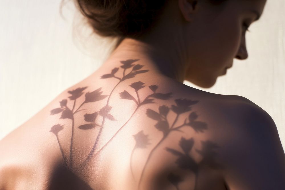 Tattoo human back skin. AI generated Image by rawpixel.