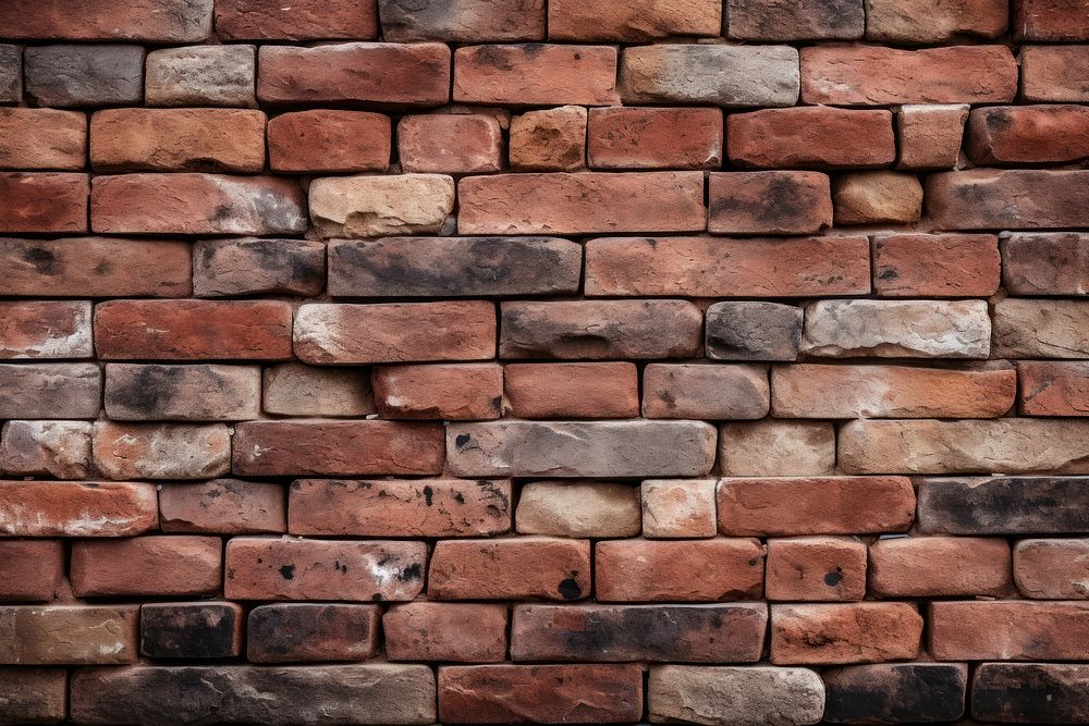 Brick wall architecture pattern backgrounds. AI generated Image by rawpixel.