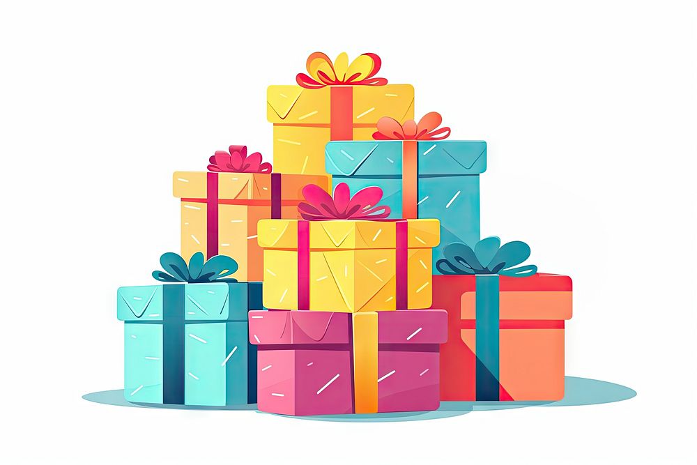Gift Heap gift celebration anniversary. AI generated Image by rawpixel.