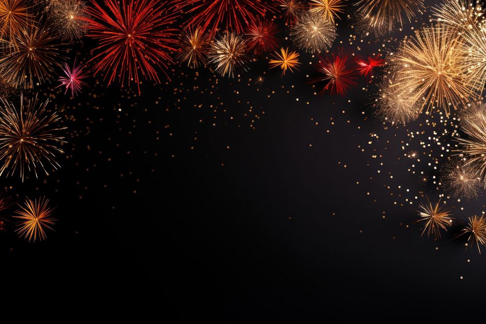 Fireworks new year backgrounds outdoors night. AI generated Image by rawpixel.