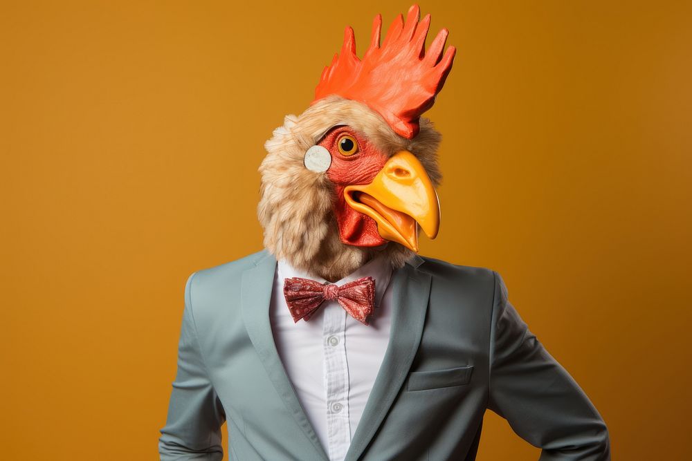 Chicken portrait animal adult. AI generated Image by rawpixel.