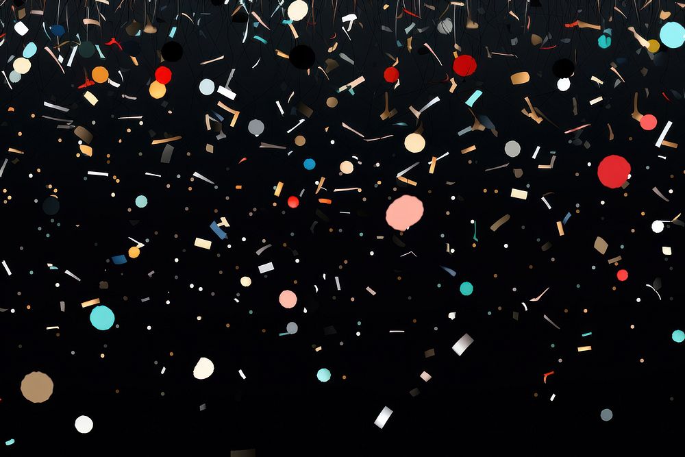 Confetti backgrounds celebration abundance. AI generated Image by rawpixel.