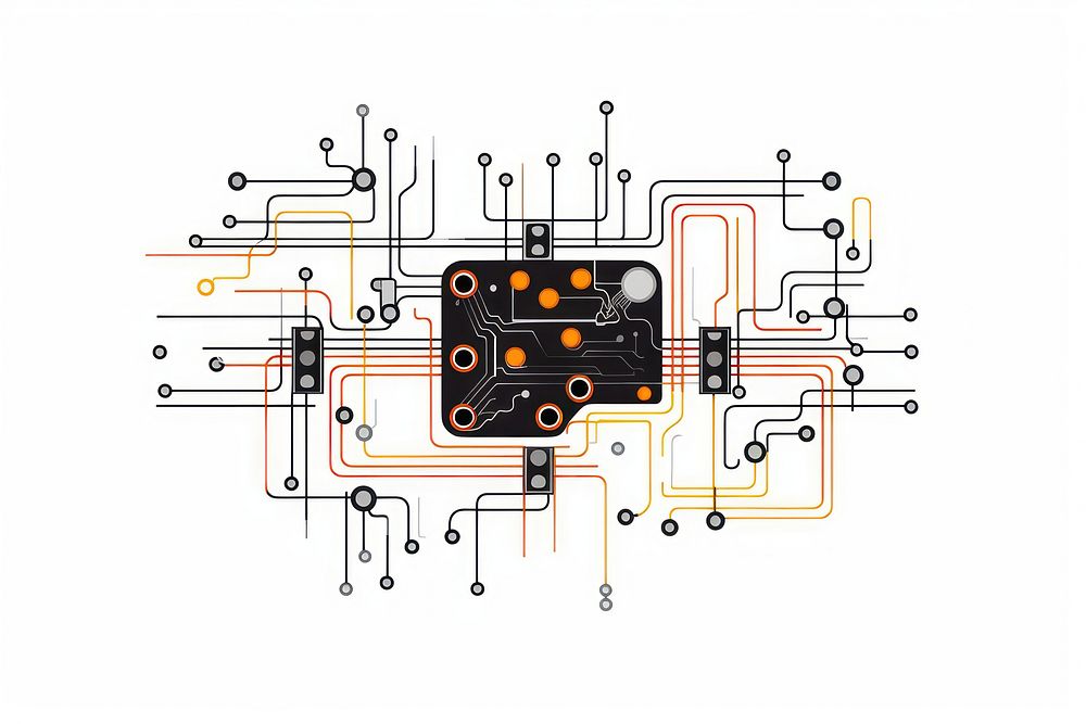 PNG Diagram electronics technology complexity. AI generated Image by rawpixel.