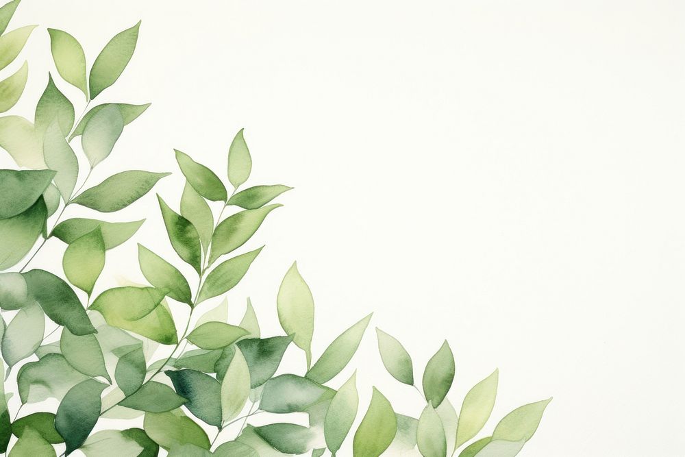 Green leaves backgrounds pattern plant. AI generated Image by rawpixel.