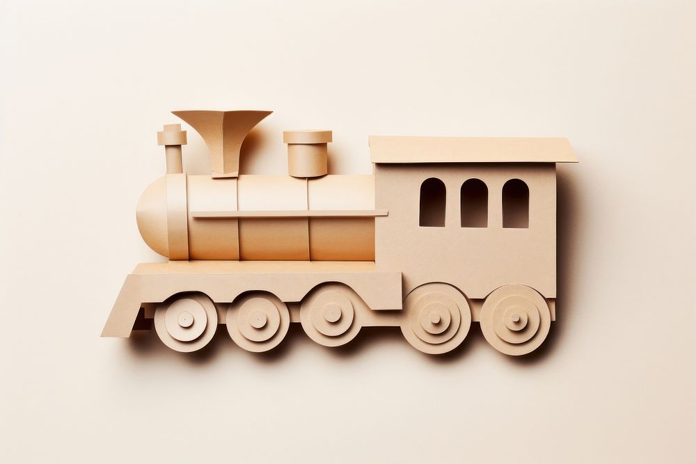 Cute train vehicle toy representation. AI generated Image by rawpixel.