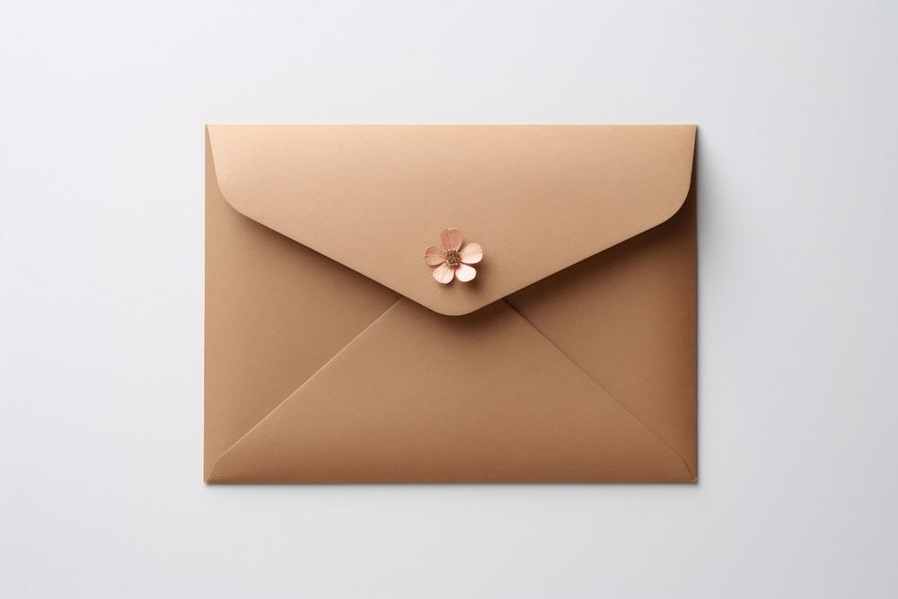 Envelope icon paper text white background. AI generated Image by rawpixel.