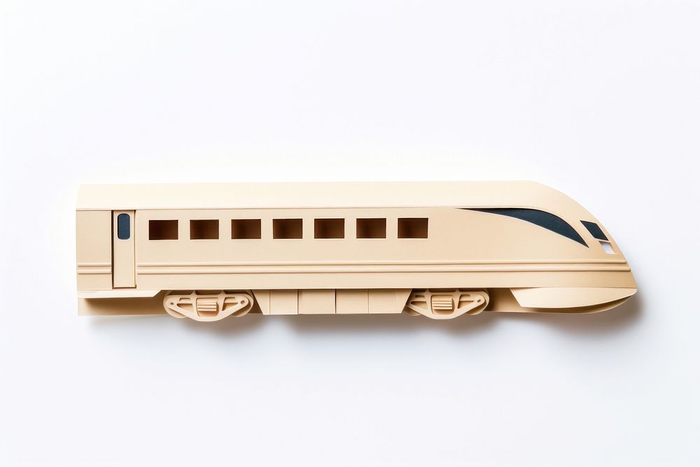 High speed train vehicle white background transportation. AI generated Image by rawpixel.