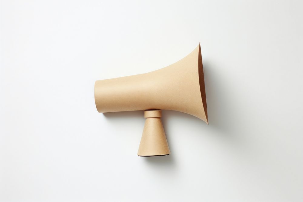Megaphone white background electronics simplicity. AI generated Image by rawpixel.