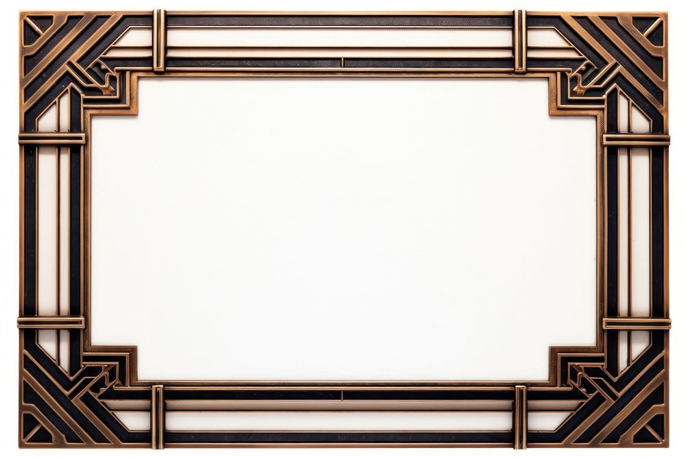 Art deco design frame vintage backgrounds white background architecture. AI generated Image by rawpixel.