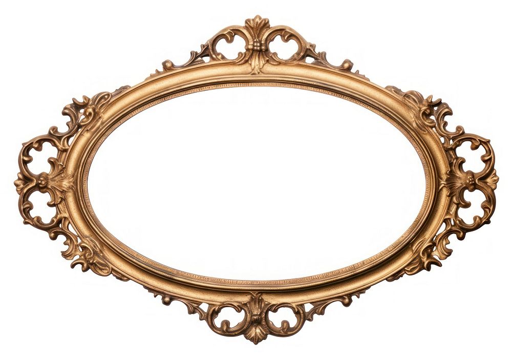 Oval Rococo frame photo oval. AI generated Image by rawpixel.