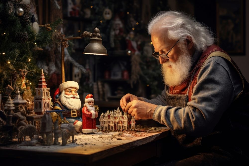 Nutcracker christmas adult man. AI generated Image by rawpixel.